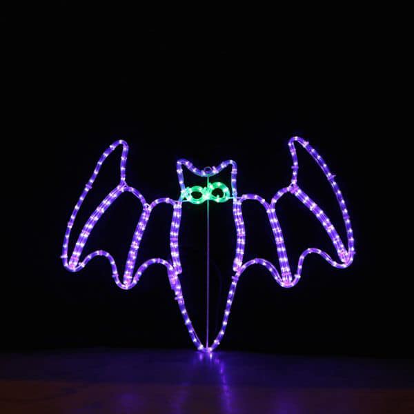 Halloween lys flaggermus LED